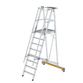 Podestleiter fahrbar, klappbar Produktbild